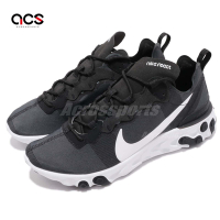 Nike 休閒鞋 React Element 55 黑 白 男鞋 運動鞋 BQ6166-003
