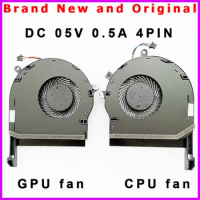 New Laptop CPU GPU Radiator Fan Cooler for Asus ROG TUF Gaming FX504 FX80 FX80G FX80GE ZX80GD FX8Q FX504GD FX504GE GTX1050
