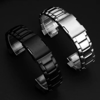 Watchband 13mm Men's Wrist Strap for Casio EDIFICE Series EQW-M1100 EQW-A1000 Steel Strap Stainless Steel Watchband Accessories