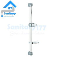 tiang shower stainless murah 1a- tiang saja & rak sabun gantungan berkualitas   -