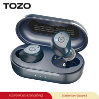 TOZO NC9 Wireless Earbuds with 48H Playtime, IPX8 Waterproof, Noise Cancelling , Bluetooth Headphones With Wireless Charging
