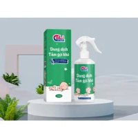 Dung dịch tắm gội khô cho bé COLI 300ml (mùi phấn đậm)  , Dung dịch tắm gội khô 100% tự nhiên, với c