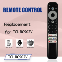 Voice Remote Control RC902V FMR4 for TCL 8K Qled Smart TV Voice Remoto 50P725G 55C728 75C728 X925PRO 65X925 iFFALCON 75H720