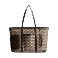 Anya Hindmarch I Am A Plastic Bag In-Flight Tote Recycled Coated Canvas Truffle Brown