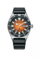 Citizen Citizen Automatic Black Polyurethane Strap Men Watch NY0120-01Z