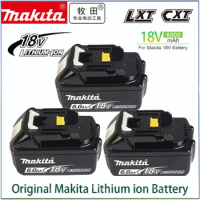 Makita Original Lithium ion Rechargeable Battery 18V 6000mAh 18v6.0ah drill Replacement Batteries BL1830 BL1850 BL1860B