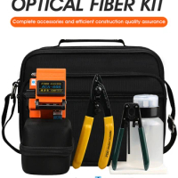 Optic Fiber Cleaver FTTH Fiber Optic Splice Tool Kit Fiber Cutter AUA-60S