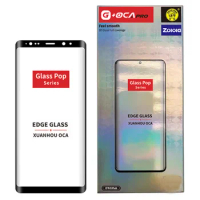 5PCS/Box G+oca Pro / POP Series Edge Glass With OCA For Samsung Curved Screen Refurbish Repair For Samsung S10 S20 S20+ S20U