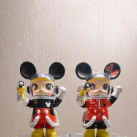 Mega Space Molly400 Minnie World About 100% Mickey Action Figures Cute Model Dolls Funny Toys For Children Desktop Ornament Gift