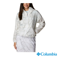 Columbia 哥倫比亞 女款 -UPF40防潑水風衣-白色 UWR73300WT / S22