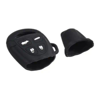 Part Key Set Silicone Skin Sleeve 1pc Accessories Black For SAAB 9-3 9-5 93 95 Key Case Cover Remote Fob Shell