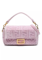 Fendi 二手 Fendi Zucca 壓花絲絨法國包