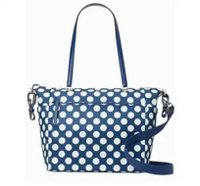 WKR00301 Kate Spade Baby Bag Jae Seaside Dot Blue Multi (460)
