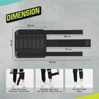 POTENCE Adjustable Weighted Vest 15kg Rompi Beban Jaket Beban 35kg Wrist & Ankle Weight Rompi Beban