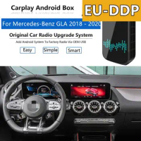 Carplay Upgrade For Mercedes Benz GLA 2018 - 2020 Radio Android Auto USB Apple Wireless Box Car Multimedia Player Audio WIFI