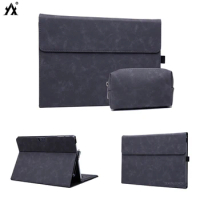 PU Leather Laptop Case for Microsoft Surface Pro 6 cover Tablet Stand Fold Holder for Surface new Pro 4 / Pro 5 Laptop Sleeve