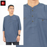 L✉AA HAIKAL AL-ISRA BAJU KOKO KU KEMEJA PRIA FASHION MUSLIM W✔B5