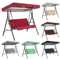 3 Seater Outdoor Waterproof Swing Cover Canopy Cover Set Chair Bench Replacement Patio Garden Swing Chair Cushion for Dust Cover