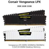 Corsair Vengeance LPX Ram 16GB 2x8GB 32GB 2x16GB DDR4 3000MHz/3200MHz/3600MHz C16/C18 DIMM AMD/Intel Desktop Memory Kit Memoria