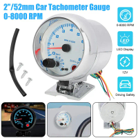 3.75 ''xe phát nhạc tachometer cho tàu Xanh liên Shift bánh sáng 0-8000 rpm tachometer đo phạm vi đo