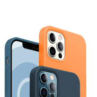【小玉貼膜】適用iPnone矽膠手機殼套磁吸magsafe無線充電簡約(iPhone 12 11 Pro max mini)