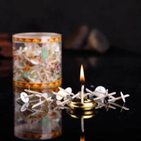 200Pcs/Box Oil Lamp Wick Making Supplies Floating Candle Handmade Holder Kerosene Diy Kit
