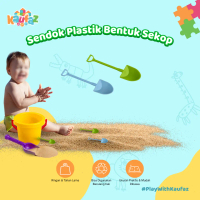 KAUFAZ Sendok Plastik Bentuk Sekop / Mainan Sekop Kecil Mainan Montessori