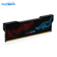 TECMIYO DDR3 DDR3L 4GB 8GB Graphene Desktop RAM 1.5V/1.35V DDR3/DDR3L 1600 1333 1066MHz Ram Non-ECC With Heat Sink-1PC