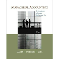姆斯電子書 Managerial Accounting MAHER 9781111571269 華通書坊/姆斯