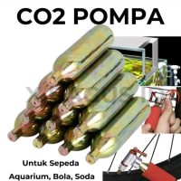 co2 12gram harga per 1pcs,  soda charger, tambah angin, akuarium, original.