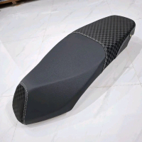 sarung kulit jok motor SCOOPY FI 2017  model catur  sudah jahitan tenggah new series