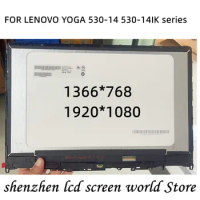 IPS 14.0 HD FHD lcd display FOR LENOVO YOGA 530-14IKB yoga 530-14ARR 530-14 53014 TOUCH SCREEN DIGITIZER LCD ASSEMBLY 81H9