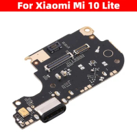 For Xiaomi Mi 10 Lite 10Lite 5G USB Charging Port Board Xiao Mi10 Lite 4G Charger Plug Dock Connector Flex Cable Parts