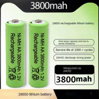 New AA 1.2V 3800mAh battery Ni-MH rechargeable battery for Toy Remote control Rechargeable Batteries AA 1.2V battery+Charger