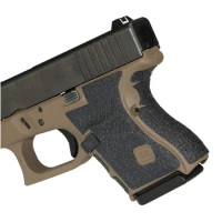 Non-slip Rubber Texture Grip Wrap Tape Glove for Glock 26 27 33 holster fit for 9mm pistol gun magazine accessories