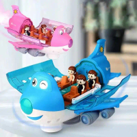 Đồ Chơi Máy Bay Máy Bay Điện, Xoay 360 °, Dành Cho Trẻ Em, Hành Động Va Chạm Và Đi, Máy Bay Đồ Chơi 