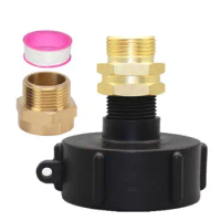 IBC Tank Adapter Hose Fittings Valve Fitting Tank Drain Adapter IBC Tote Quick Connector Garden Hose Adapter Leakproof for IBC