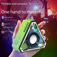 Loa Bluetooth V2 Phong Cách Mecha Trong Suốt Bluetooth 5.3 Âm Thanh Nổi TWS Thiết Kế Cyberpunk Máy K