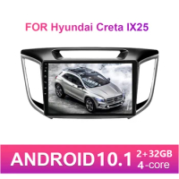 Android 10 car dvd gps multimedia player For creta ix25 2015 -2018 car GPS navigation radio audio 2din video player 2G RAM 32G