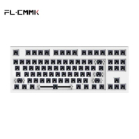FL·ESPORTS MK870 Keyboard Kit Single-Three-Mode Mechanical Keyboard Full Key Hot Swap RGB DIY Customized Keyboard Accessories