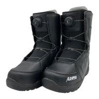 【ADISI】SNOWBOARD雪鞋-黑色-AS24139(滑雪 護具 防護 防摔 軟墊 舒適 透氣)
