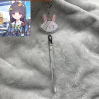 Anime Blue Archive Kasumizawa Miyu Rabbit Keychain Patch Arm Band Cosplay Prop