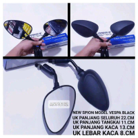 COD - KACA SPION OVAL NEW VARIASI MOTOR HONDA STYLO/LUXURY/GIORNO/CS 1/TIGER/TIGER NEW/MEGAPRO/CB/CB