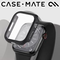 美國 CASE·MATE Apple Watch 45mm 7-8代 Tough 內建玻璃貼一體成型保護殼 - 黑