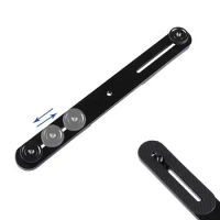 Universal Dual Bracket Holder with 2 1/4" Adapter Screws for Studio Tripod Light Stand Digital SLR Camera Drop Shipping