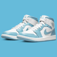 【NIKE 耐吉】Air Jordan 1 Mid UNC 北卡藍 女鞋 男女段 BQ6472-141(Air Jordan 1)