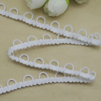10Meter 1cm U-Wave Lace Trim Ribbon Centipede Braided Lace Band Curved Edgeing Sewing Wedding Dress Buttonhole Clothes Accessory