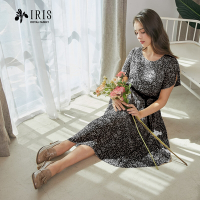 IRIS 浪漫碎花壓褶洋裝(06609)