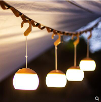 戶外露營燈野營照明燈燈籠花營地燈超長續航帳篷燈充電式天幕掛燈