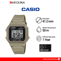 Jam Tangan Pria Casio General W-217H-5A Digital Dial Light Brown Resin Band